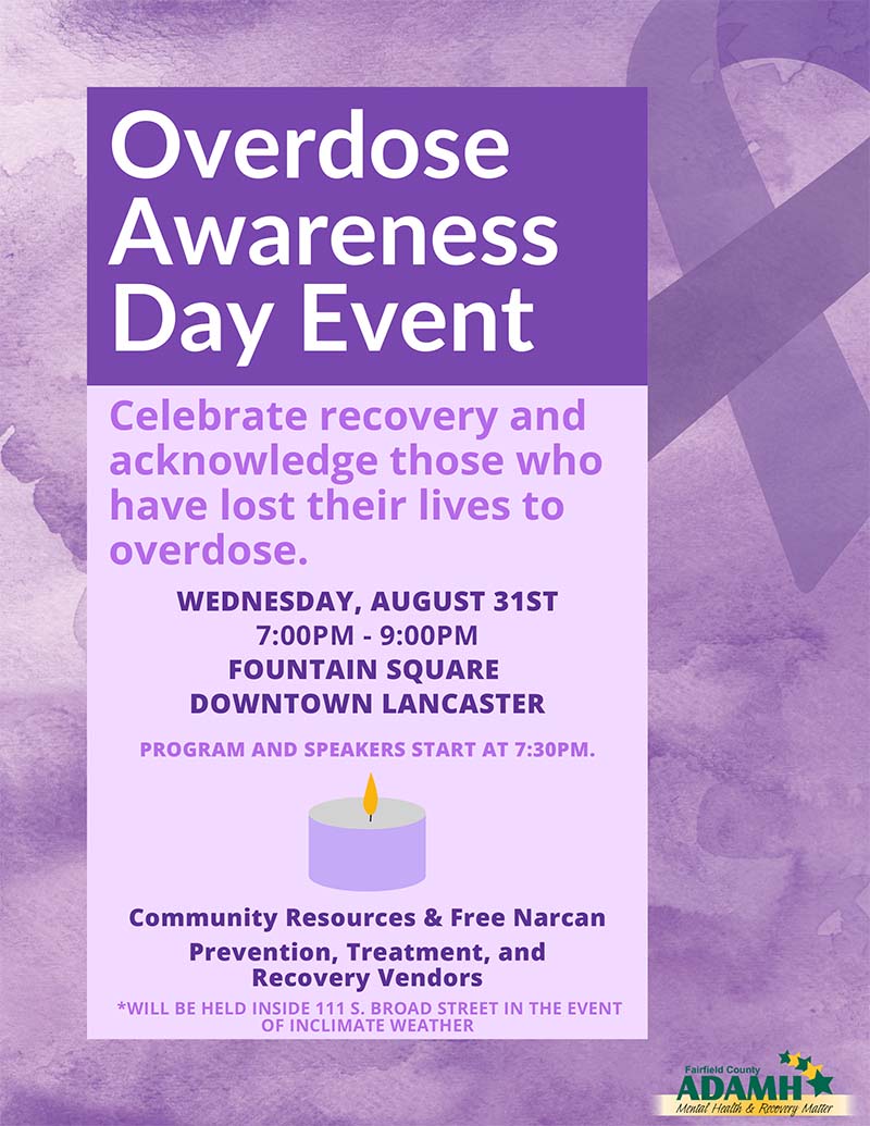 Overdose Awareness Day ad