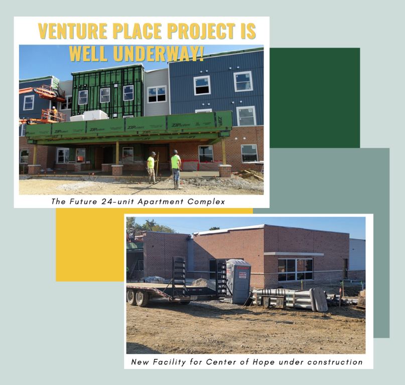 Venture Place multi-family housing building exterior, Lancaster, Ohio